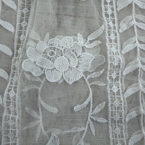 Unbranded Elegant Cream Lace Top Women’s Medium Whimsygoth Fairy Dainty Coquette - Picture 6 of 6